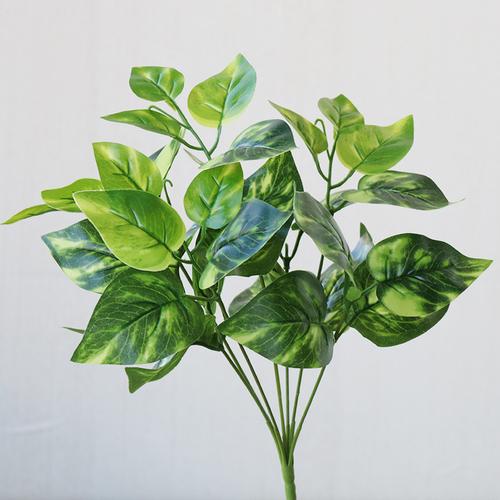 绿植假花草客厅背景室内门头店招绿化装饰绿萝红掌